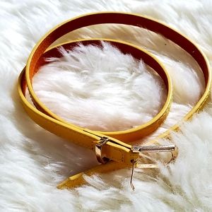 🌼2 for 20: Bright Yellow Skinny Belt